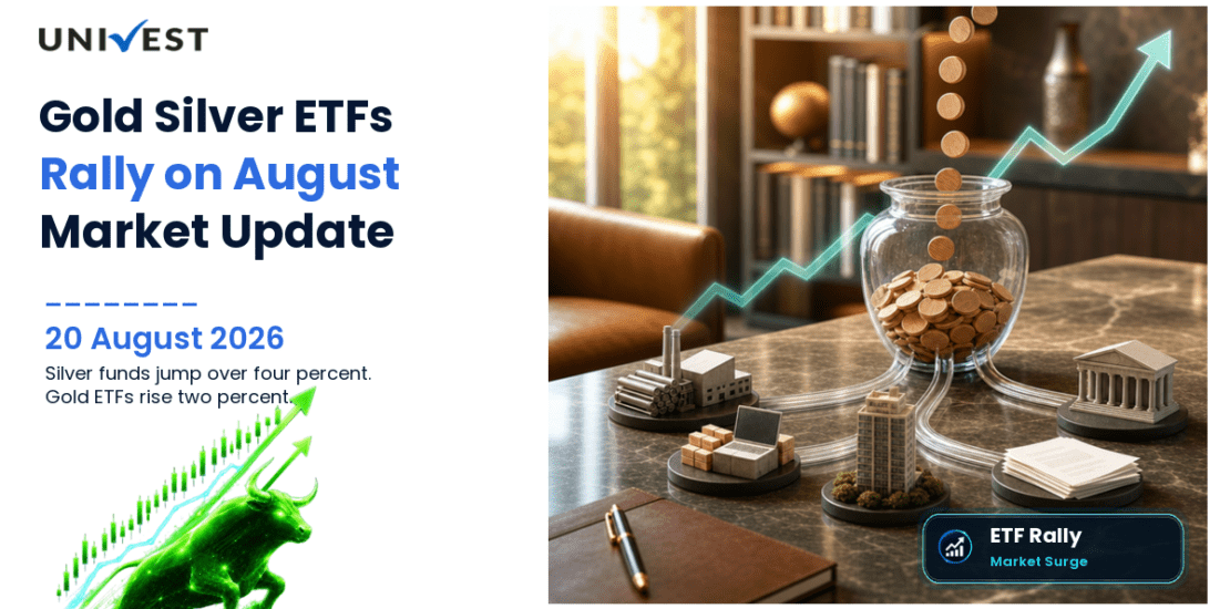 Gold Silver ETF Rally on August 20: Silver Funds Jump Over 4%, Gold ETFs Rise 2% as Bullion Prices Surge
