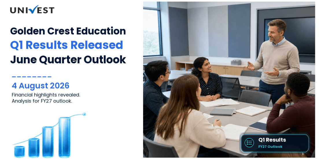 Golden Crest Education Q1 Results FY27: PAT at Rs 2 Lakh for June 2026 Quarter