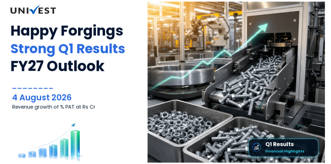 Happy Forgings Q1 Results FY27: PAT at Rs 91 Cr for June 2026 Quarter