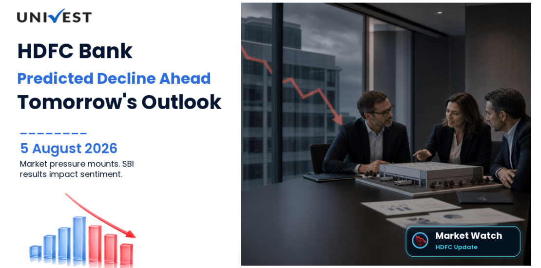 HDFC Bank Prediction for Tomorrow, Thursday 6 August 2026: Stock at Rs 1,825 After Two Sessions of Declines as SBI Q1 and Weekly Expiry Define Thursday