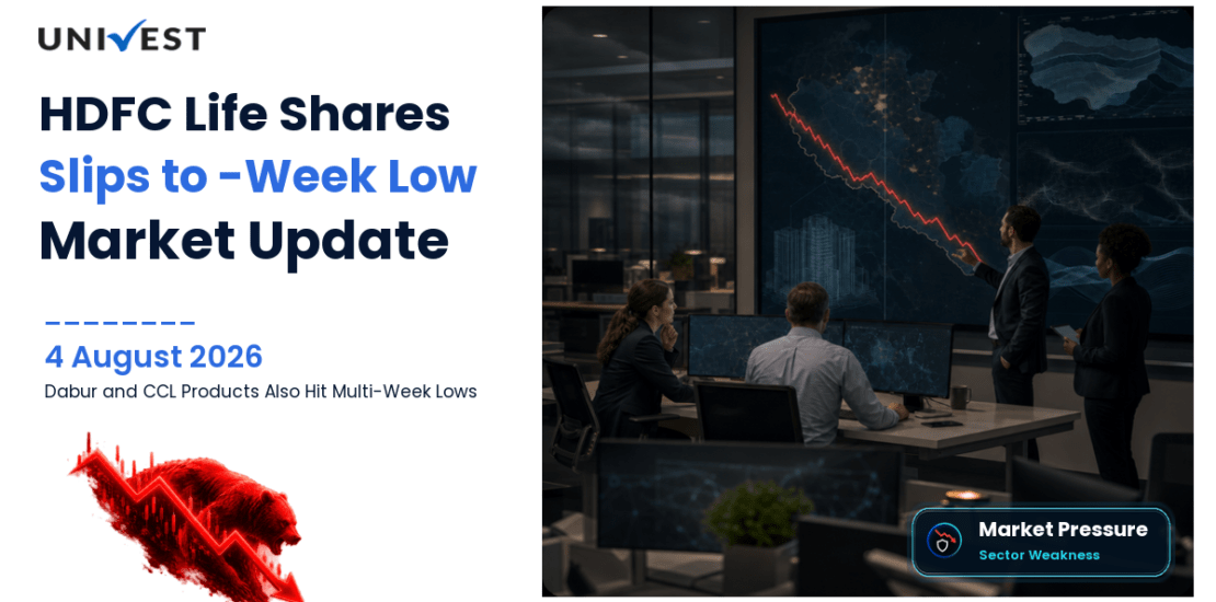 HDFC Life Share Price Today Slips to 19-Week Low as Dabur and CCL Products Also Hit Multi-Week Lows