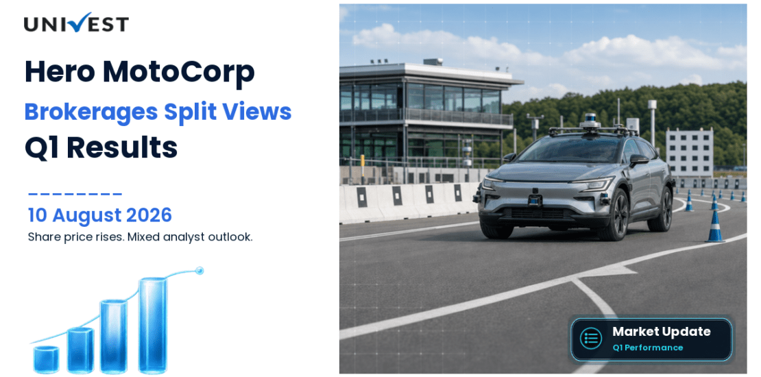 Hero MotoCorp Share Price Up 3% Post Q1: Brokerages Split