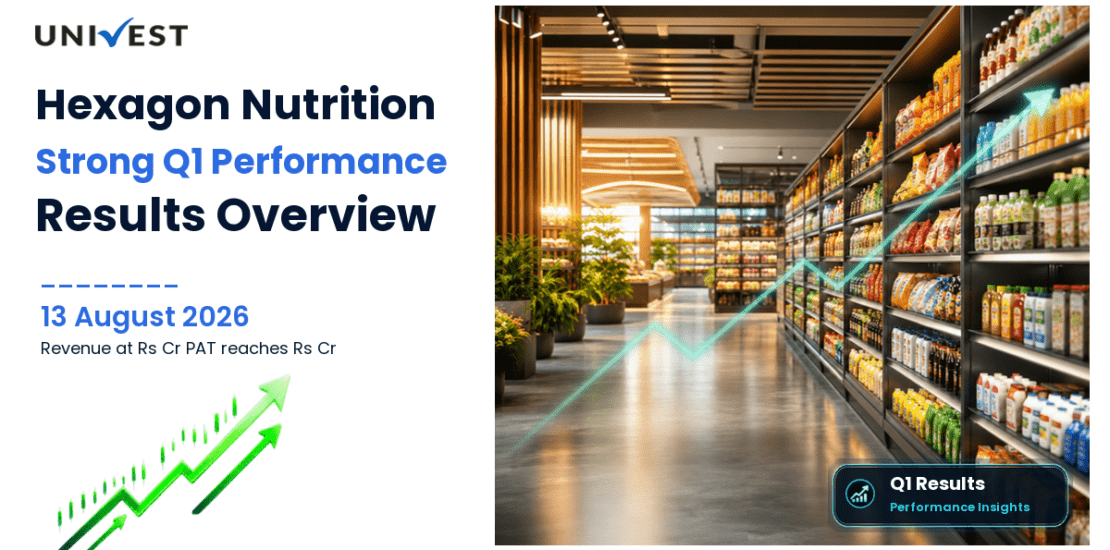 Hexagon Nutrition Q1 FY27 Results: Revenue Rs 104 Cr, PAT Rs 8 Cr and Key Highlights