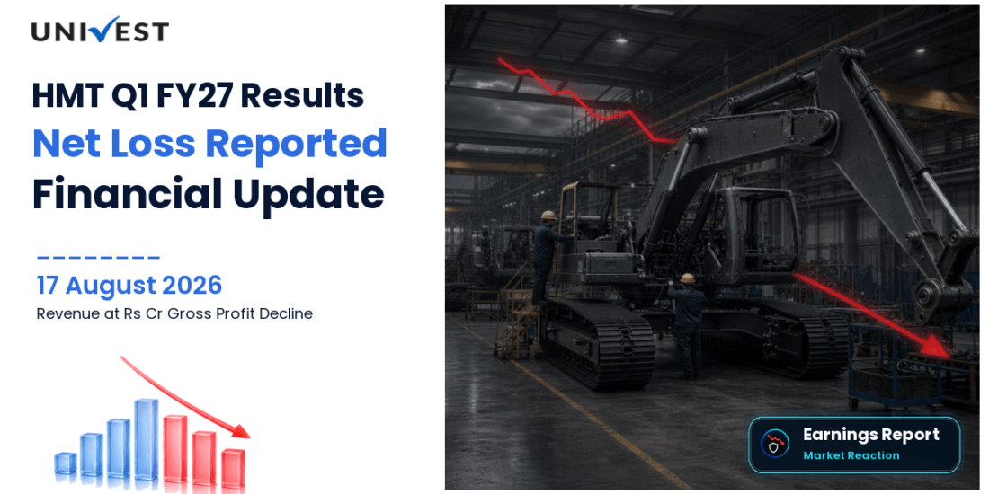 HMT Q1 FY27 Results: Revenue Rs 29 Cr, Net Loss Rs 29 Cr