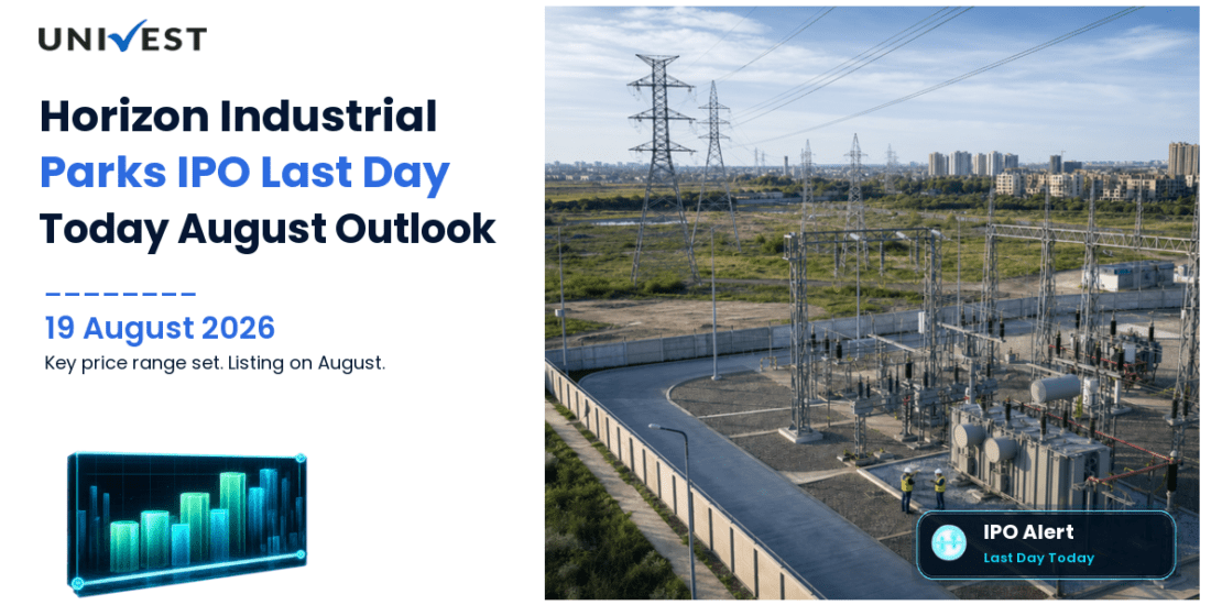 Horizon Industrial Parks IPO Last Day 19 August: Price Rs 57-60, Rs 2,600 Crore