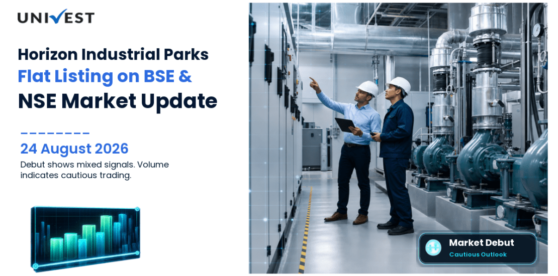Horizon Industrial Parks Share Price Listing: Opens Rs 59.65 on BSE and Rs 60.25 on NSE Against Issue Price of Rs 60 on August 24, 2026