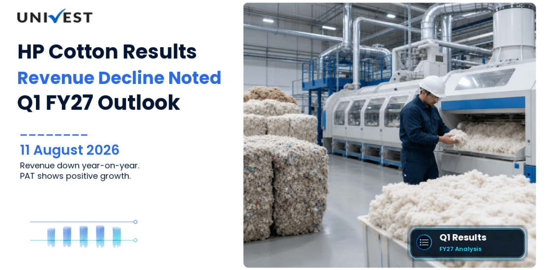 HP Cotton Q1 FY27 Results: Revenue Rs 31 Cr, PAT Rs 1.00 Cr and Key Highlights