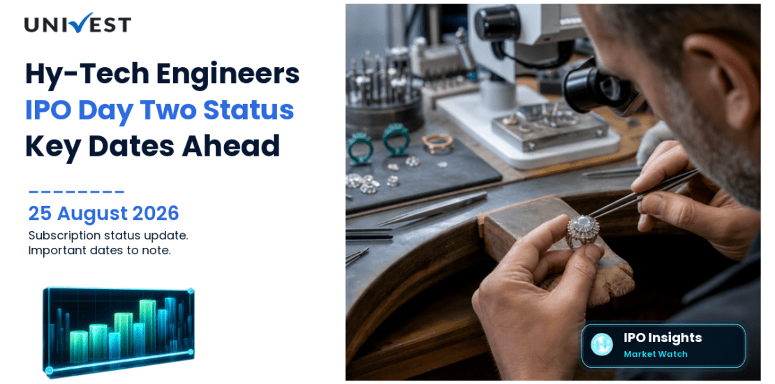 Hy-Tech Engineers Initial Public Offering Day 2: Subscription Status, Price Band Rs 50 to 53 and Key Dates for August 25, 2026