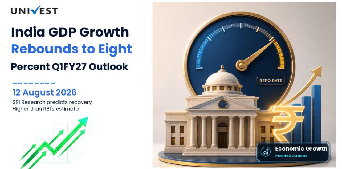 India GDP Growth to Rebound to 8 Percent in Q1FY27 Despite West Asia Crisis According to SBI Research on 12 August 2026