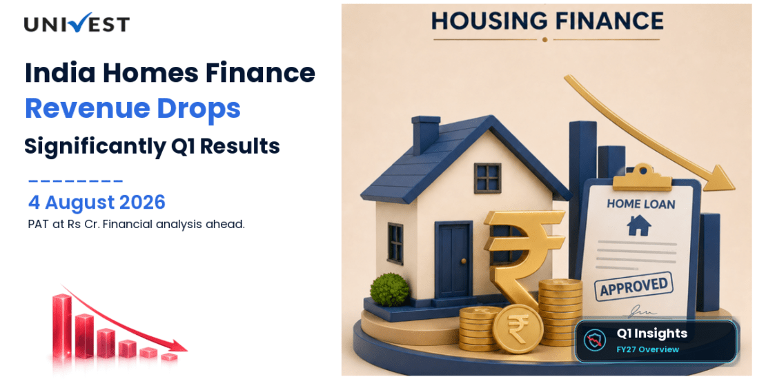 India Homes Finance Q1 Results FY27: PAT at Rs 3 Cr for June 2026 Quarter