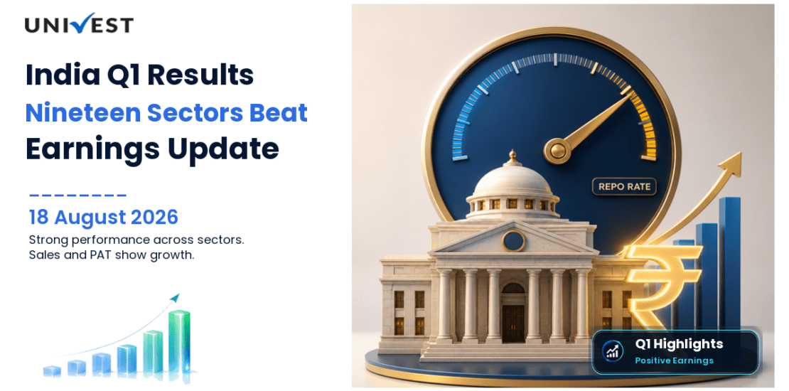 India Q1 Results Today: 19 Sectors Beat Estimates, PAT +22% YoY on 18 August 2026