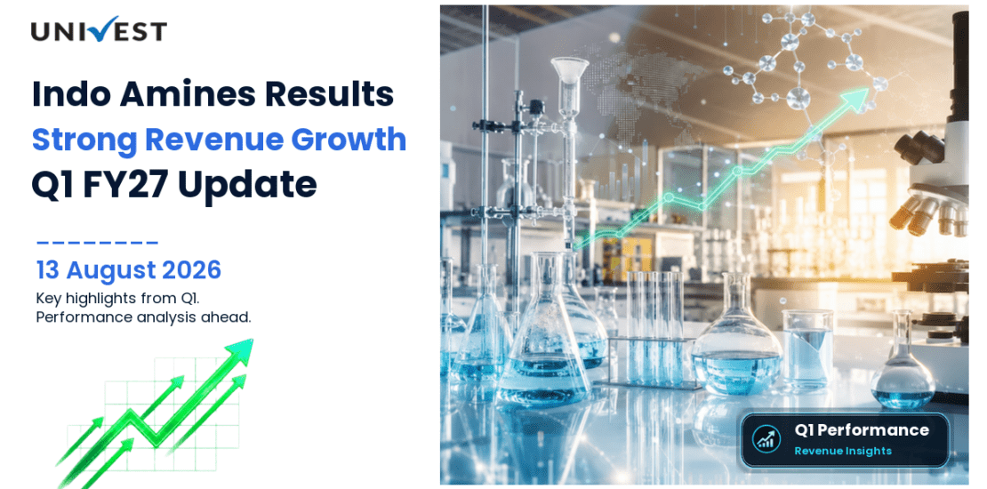 Indo Amines Q1 FY27 Results: Revenue Rs 374 Cr, PAT Rs 30 Cr and Key Highlights