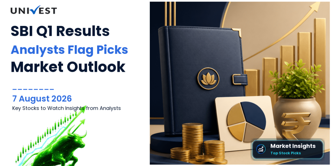 Intraday Stocks for Today, Friday 7 August 2026: SBI Q1 FY27 Results Define the Session as Analysts Flag 8 Picks Across Banking, IT, Metals and Realty