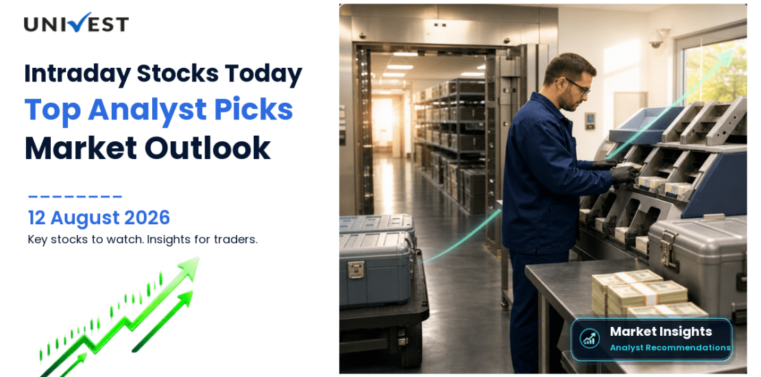 Intraday Stocks for Today, 12 August 2026: 8 Analyst Picks Across IT, Banking, Energy and Commodities for Wednesday's Session