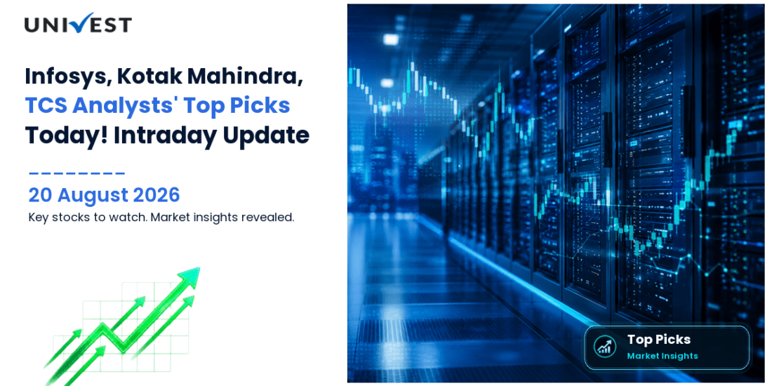 Intraday Stocks for Today: Infosys, Kotak Mahindra Bank and TCS, Analyst Top Picks 20 August 2026