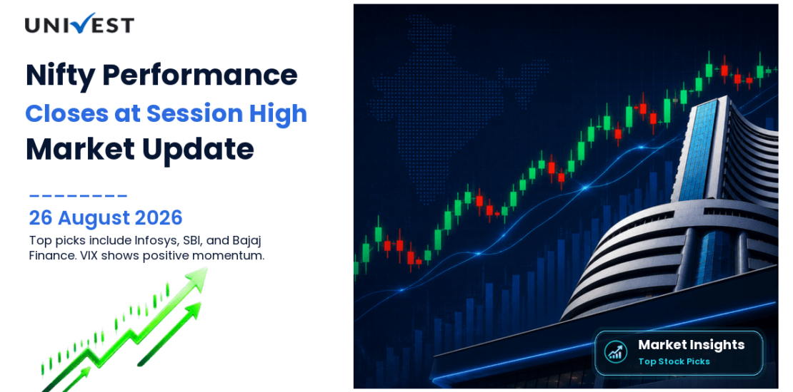 Intraday Stocks for Today: Nifty Closes at Session High with Top Picks for 26 August 2026
