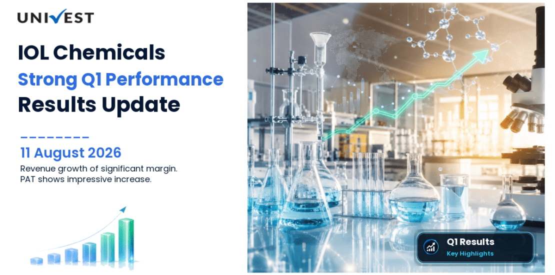 IOL Chemicals Q1 FY27 Results: Revenue Rs 756 Cr, PAT Rs 64 Cr and Key Highlights
