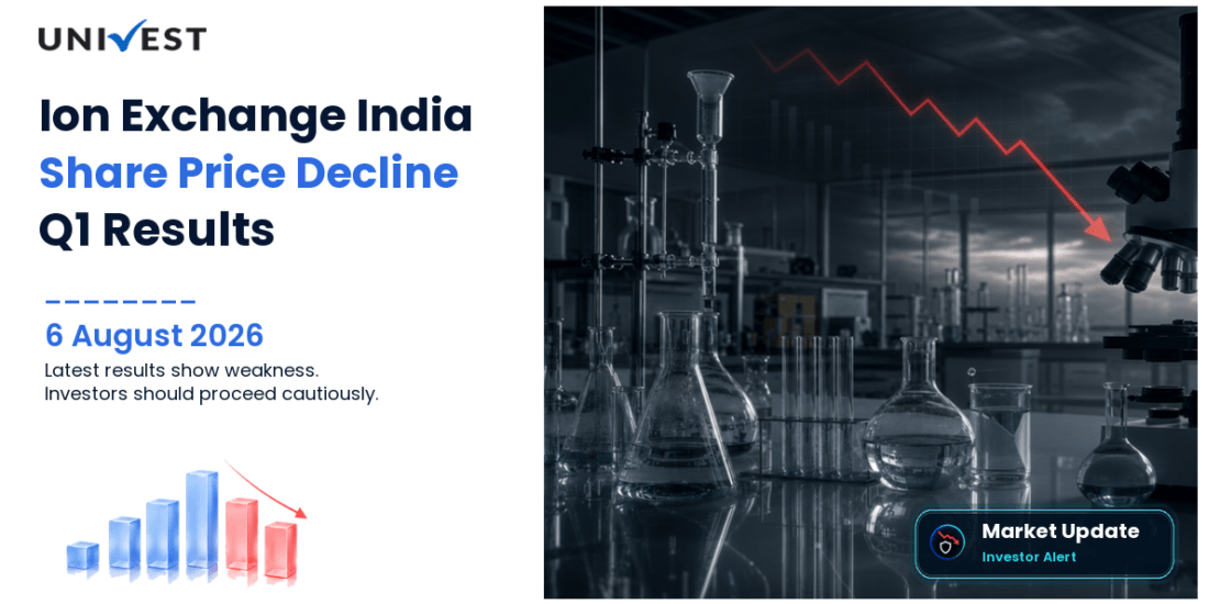 Ion Exchange India Share Price Falls 6.62% After Q1 FY27 Results