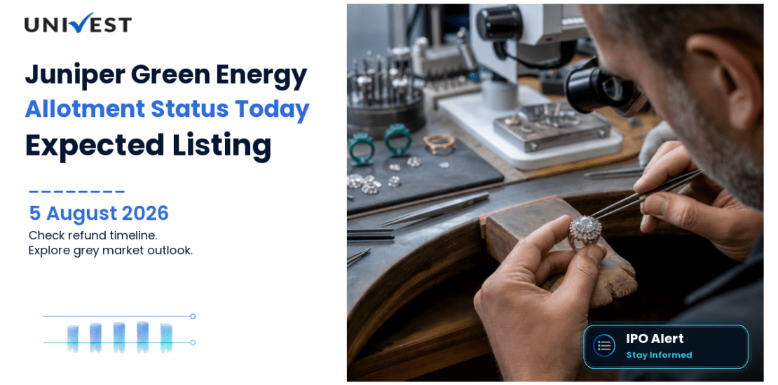 Juniper Green Energy IPO Allotment Today: Check Status, Refund Timeline and Expected Listing Date