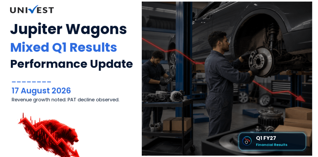 Jupiter Wagons Q1 FY27 Results: Revenue Rs 671 Cr, PAT Rs 25 Cr