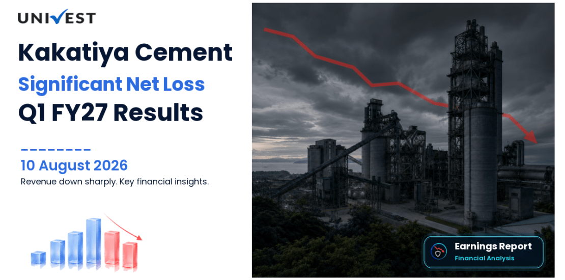 Kakatiya Cement Q1 FY27 Results: Revenue Rs 17 Cr, Net Loss Rs 6.00 Cr and Key Highlights