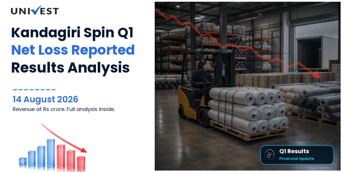 Kandagiri Spin Q1 Results FY27: Revenue Rs 0.16 crore, Net Loss Rs 0.66 Crore on Standalone Basis