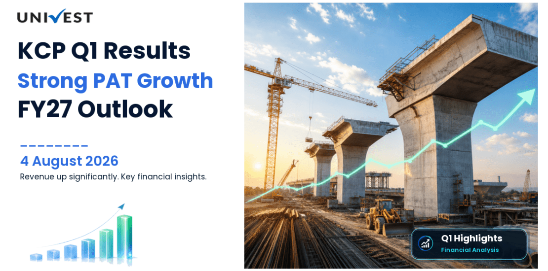 KCP Q1 Results FY27: PAT at Rs 55 Cr for June 2026 Quarter