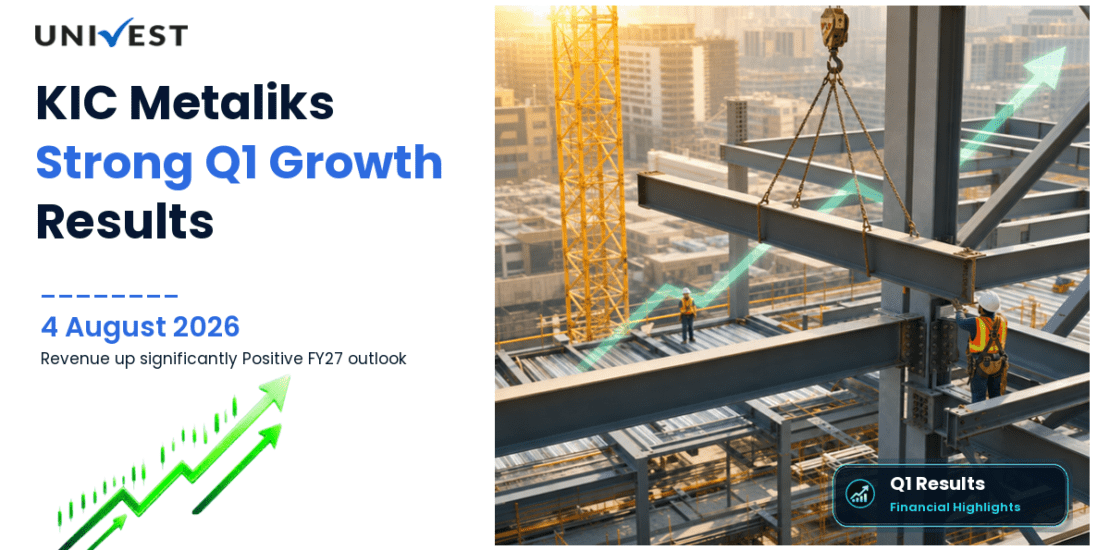 KIC Metaliks Q1 Results FY27: PAT at Rs 1 Cr for June 2026 Quarter