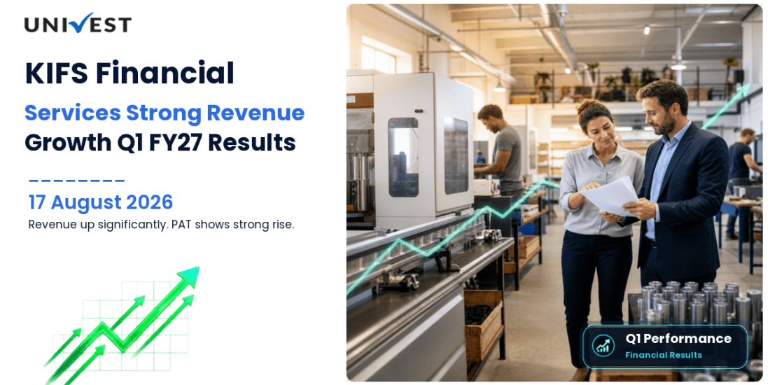 KIFS Financial Services Q1 FY27 Results: Revenue Grows 28% to Rs 12 Crore, PAT Rises 21% to Rs 2 Crore