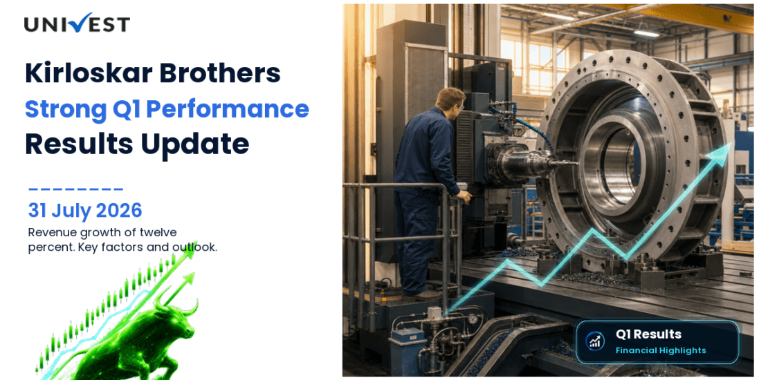 Kirloskar Brothers Q1 Results FY27: PAT at Rs 66 Cr for June 2026 Quarter