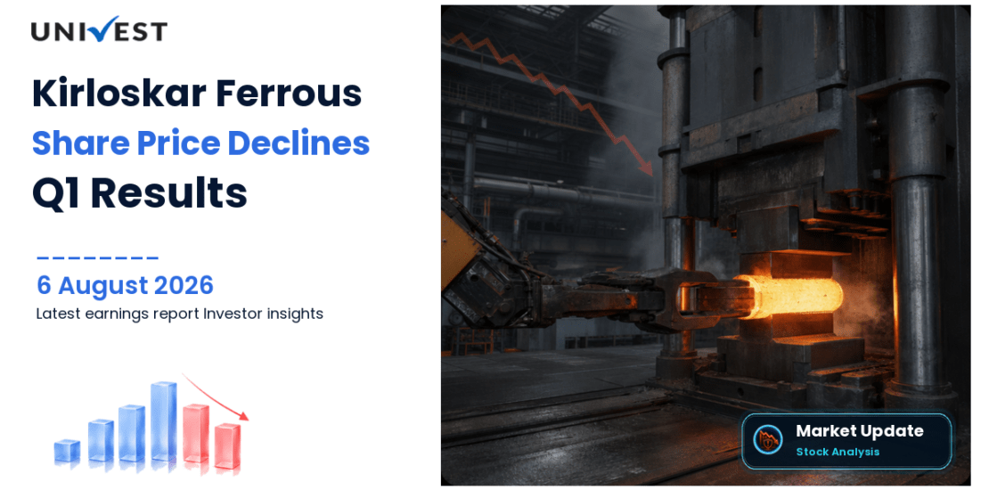 Kirloskar Ferrous Industries Share Price Falls 0.78% After Q1 FY27 Results