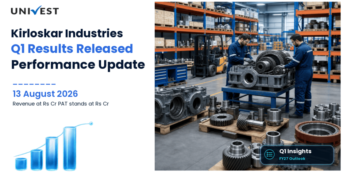 Kirloskar Industries Q1 FY27 Results: Revenue Rs 1,779 Cr, PAT Rs 78 Cr and Key Highlights