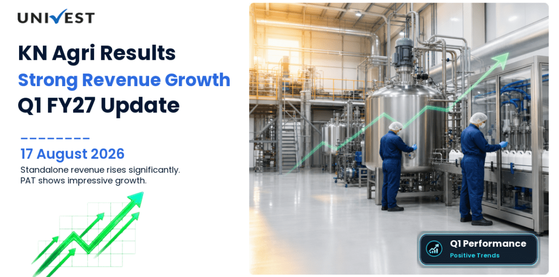 KN Agri Res Q1 FY27 Results: Revenue Rs 509 Cr, PAT Rs 13 Cr