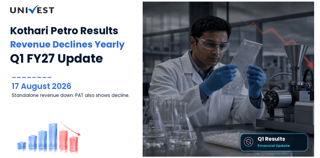 Kothari Petro Q1 FY27 Results: Revenue Rs 147 Cr, PAT Rs 17 Cr