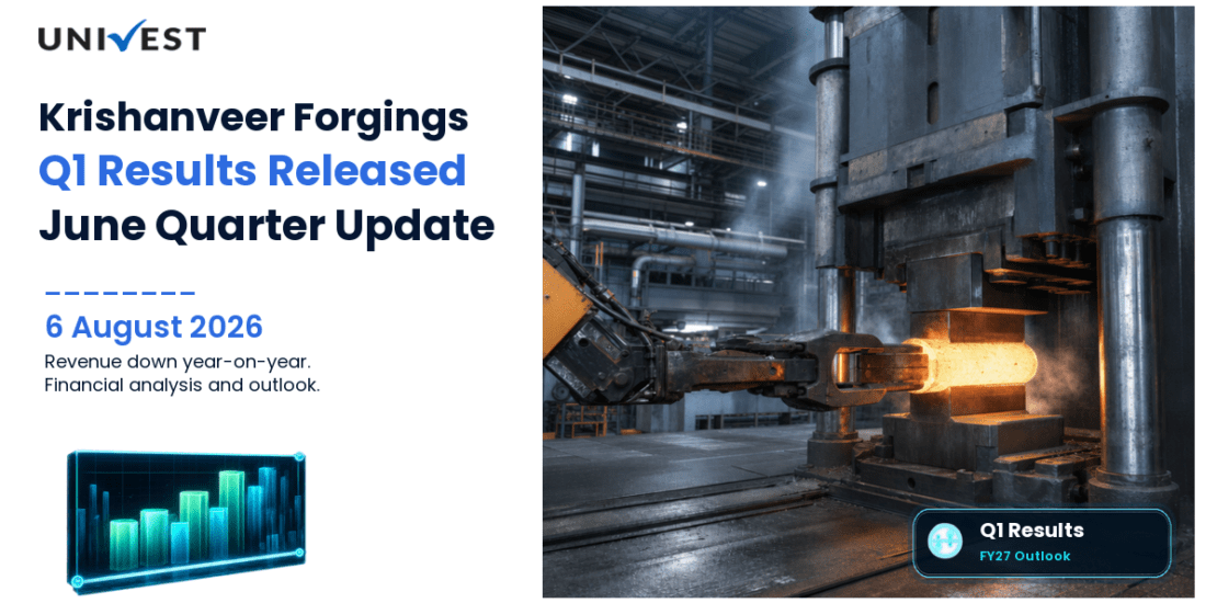 Krishanveer Forgings Q1 Results FY27: PAT at Rs 1 Cr for June 2026 Quarter