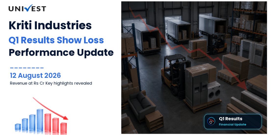 Kriti Industries Q1 FY27 Results: Revenue Rs 173 Cr, Net Loss Rs 2 Cr and Key Highlights