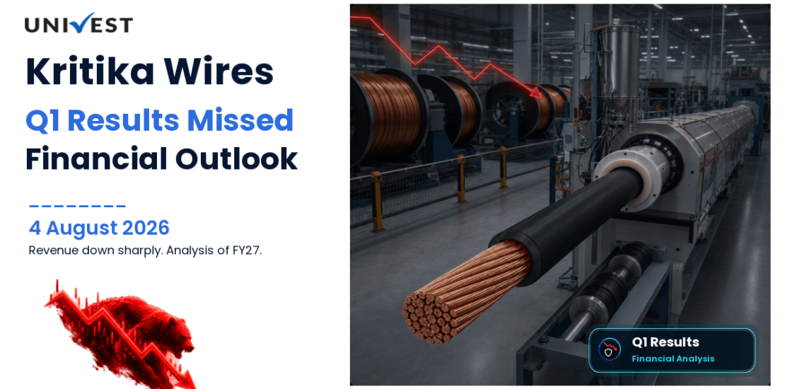 Kritika Wires Q1 Results FY27: PAT at Rs 1 Cr for June 2026 Quarter