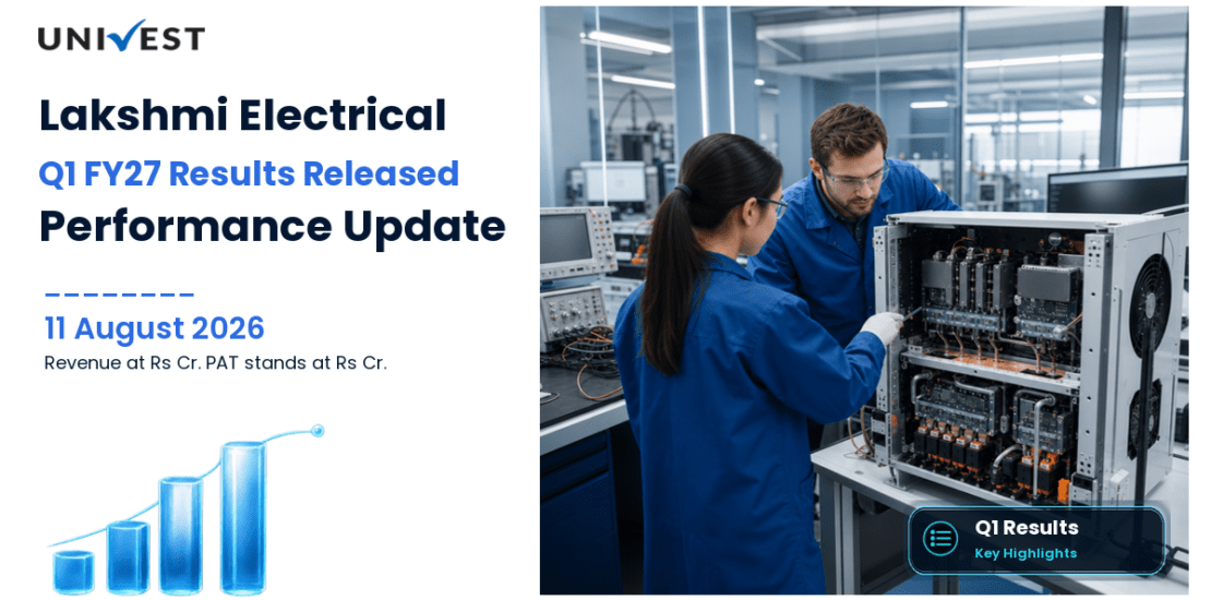 Lakshmi Electrical Control Systems Q1 FY27 Results: Revenue Rs 65 Cr, PAT Rs 0.52 Cr and Key Highlights