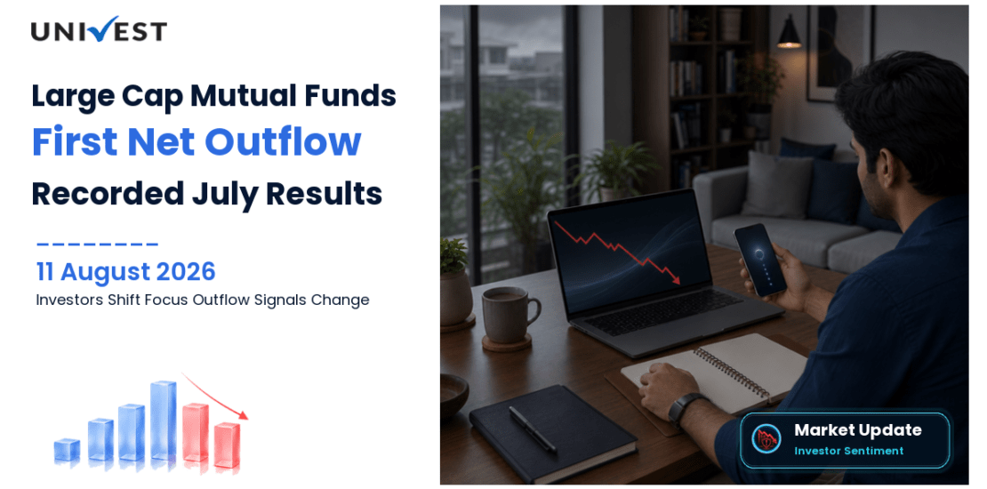 Large Cap Mutual Funds Record First Net Outflow in Nearly Three Years at Rs 1,321 Crore in July 2026 as Investors Rotate to Other Categories