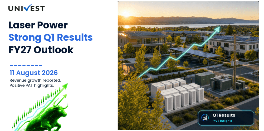 Laser Power Q1 FY27 Results: Revenue Rs 521 Cr, PAT Rs 20 Cr and Key Highlights