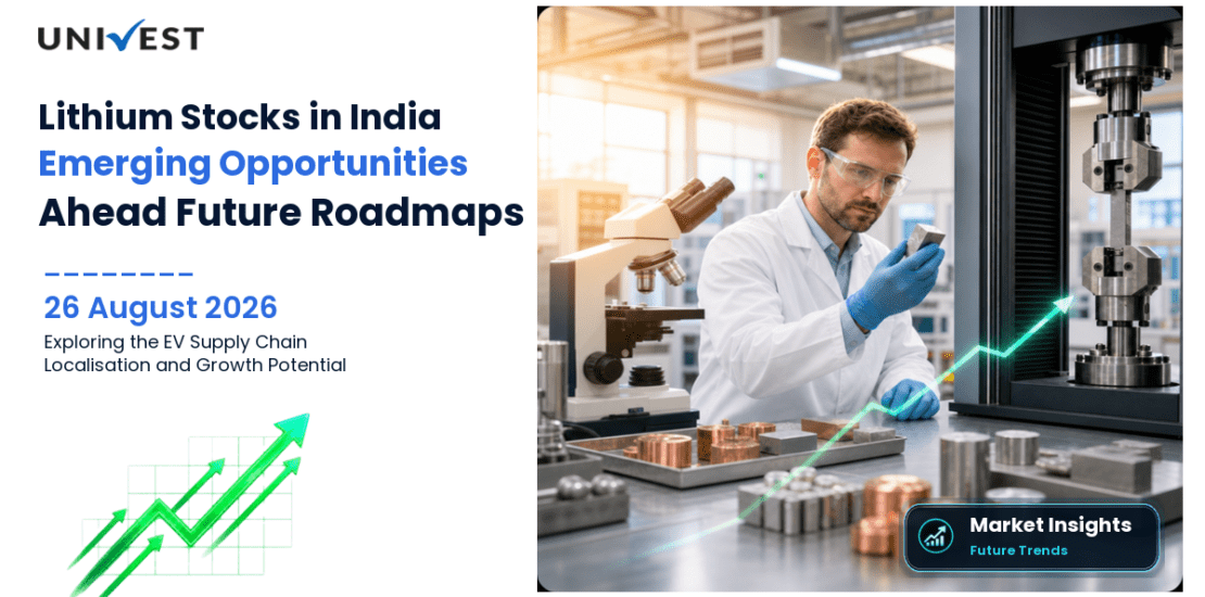 5 Lithium Stocks in India with Future Roadmaps as Domestic Lithium Refining Ambitions, Battery-Grade Chemical Manufacturing, and EV Supply Chain Localisation Create Emerging Opportunities