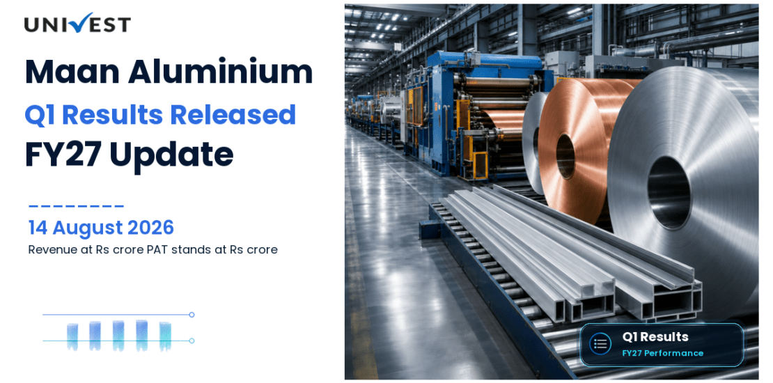 Maan Aluminium Q1 Results FY27: Revenue Rs 231 crore, PAT Rs 3 Crore