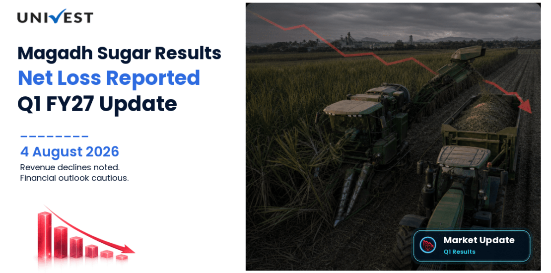 Magadh Sugar and Energy Q1 Results FY27: Net Loss of Rs 12 Cr for June 2026 Quarter