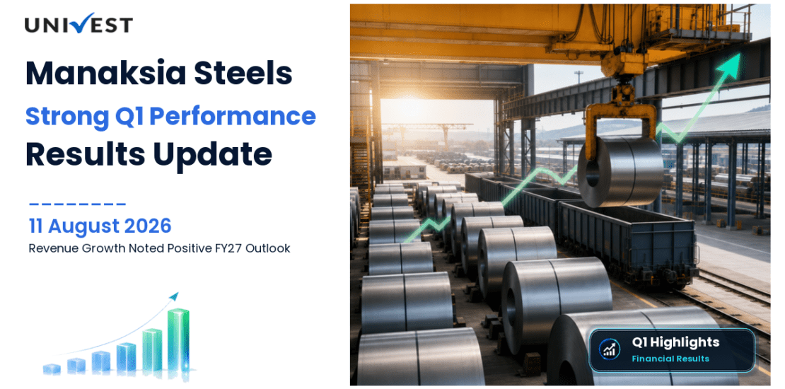 Manaksia Steels Q1 FY27 Results: Revenue Rs 327 Cr, PAT Rs 22 Cr and Key Highlights