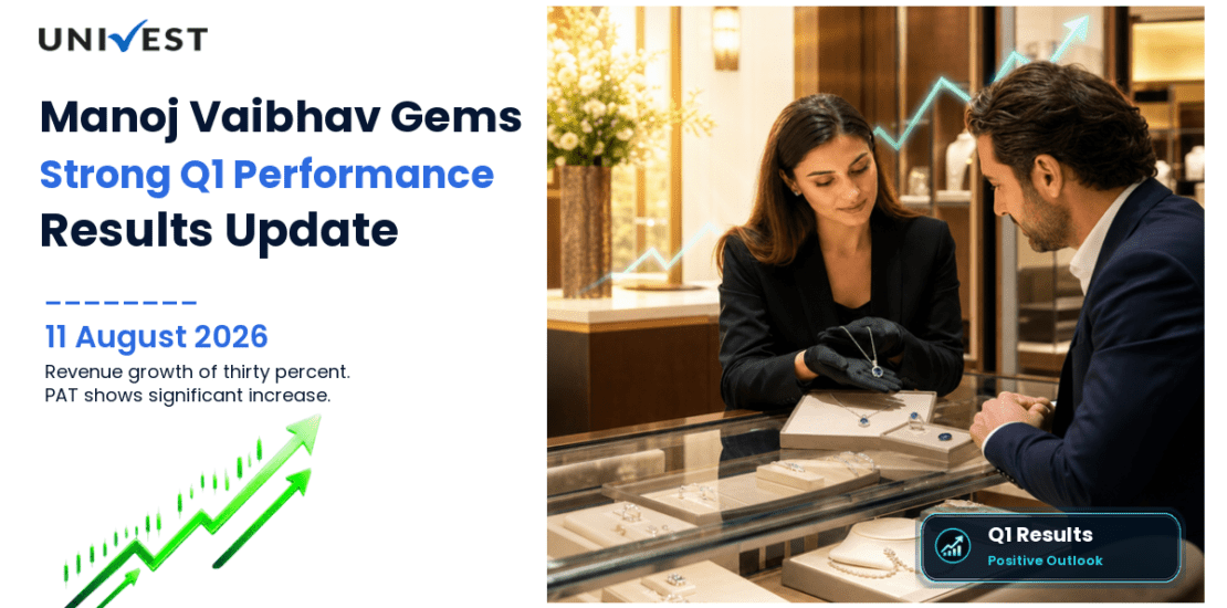 Manoj Vaibhav Gems Q1 FY27 Results: Revenue Rs 713 Cr, PAT Rs 27 Cr and Key Highlights
