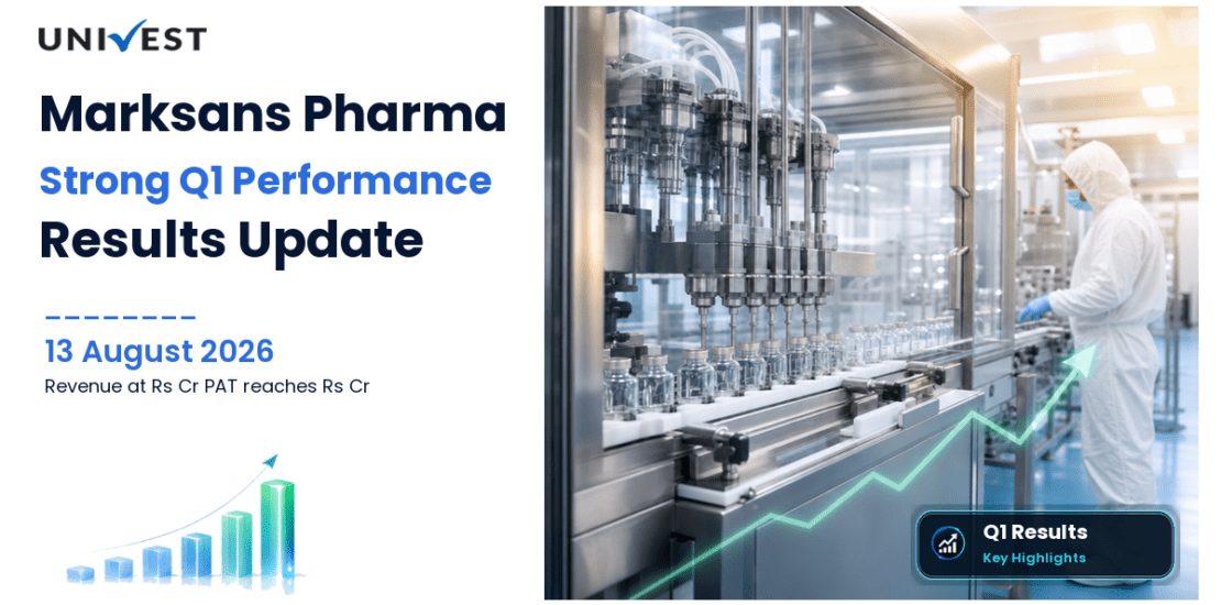 Marksans Pharma Q1 FY27 Results: Revenue Rs 840 Cr, PAT Rs 159 Cr and Key Highlights