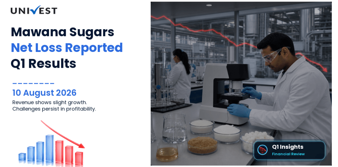Mawana Sugars Q1 FY27 Results: Revenue Rs 415 Cr, Net Loss Rs 23 Cr and Key Highlights
