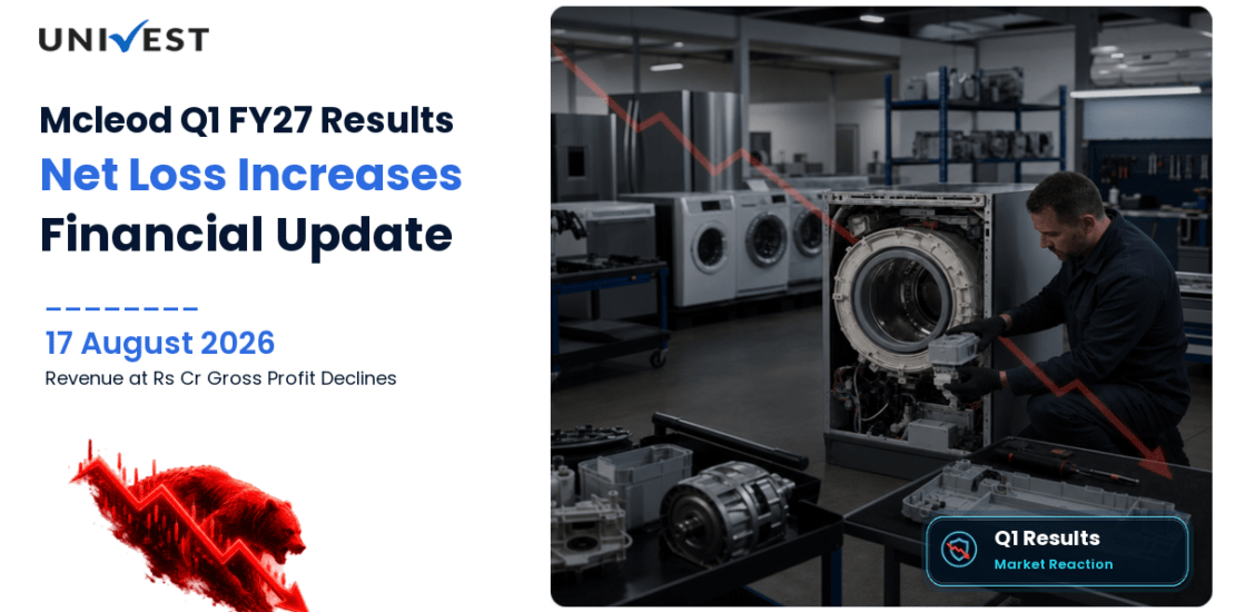 Mcleod Q1 FY27 Results: Revenue Rs 261 Cr, Net Loss Rs 13 Cr