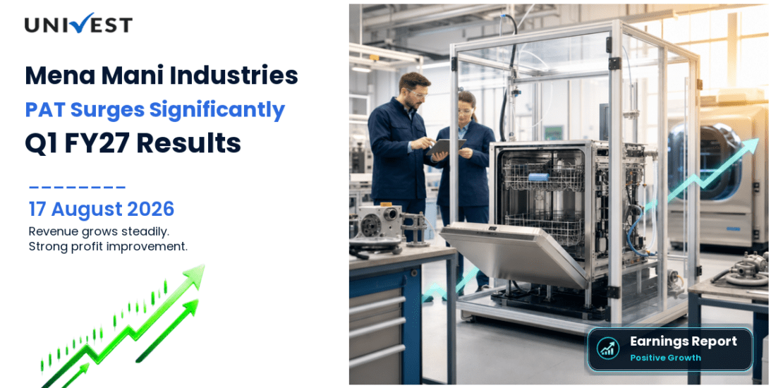 Mena Mani Industries Q1 FY27 Results: Revenue Grows 8% to Rs 4 Crore, PAT Surges 590% to Rs 1 Crore