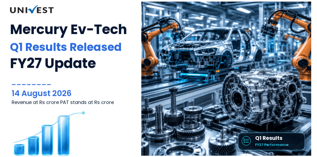 Mercury Ev-Tech Q1 Results FY27: Revenue Rs 33 crore, PAT Rs 1 Crore